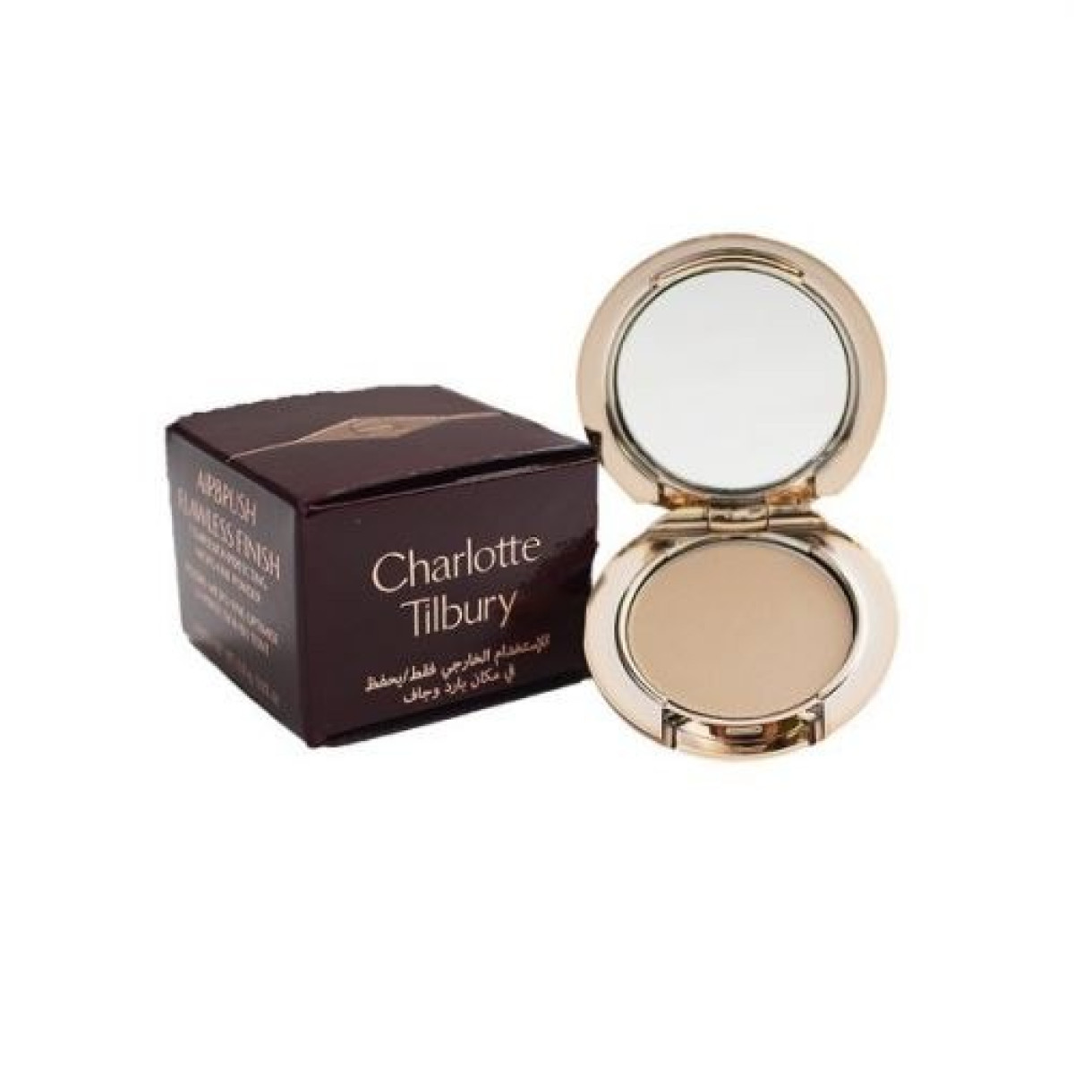 Пудра для обличчя з блюр ефектом у міні форматі Airbrush flawless finish travel size Medium