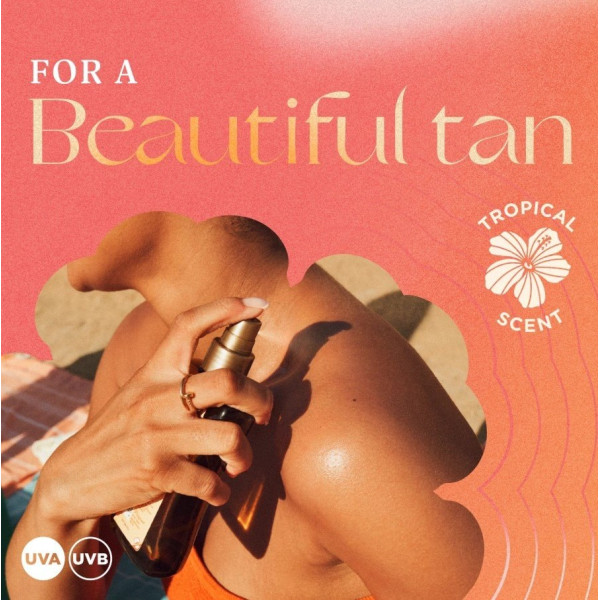 Суха олійка для засмаги з сонцезахистом Sun protective dry oil spf20