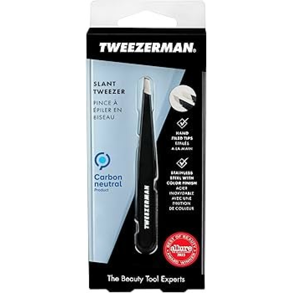 Пінцет для брів Brow slant tweezer Black