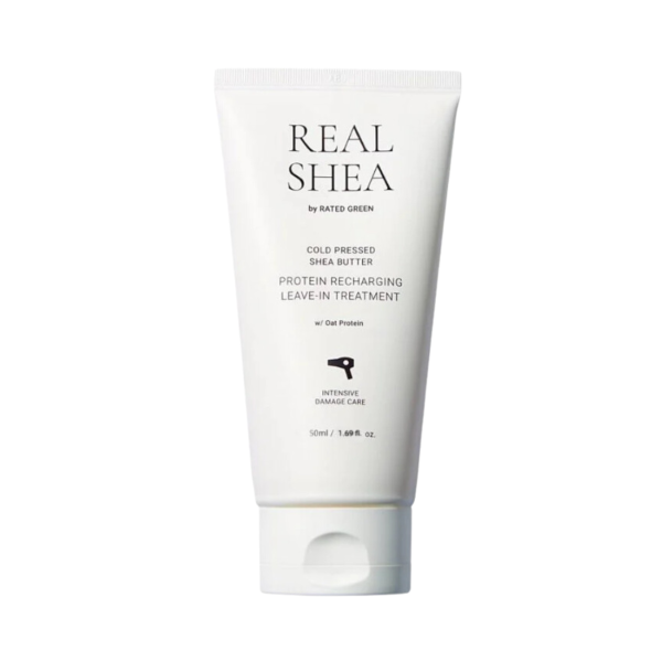 Термозахисний відновлювальний крем для волосся з маслом ши Real shea gold pressed shea butter leave-in treatment