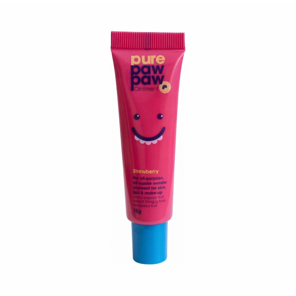 Відновлювальний бальзам для губ з ароматом полуниці Lip balm Strawberry