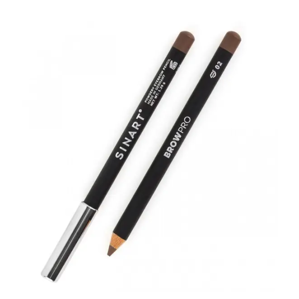 Олівець для брів Powdery eyebrow pencil 02