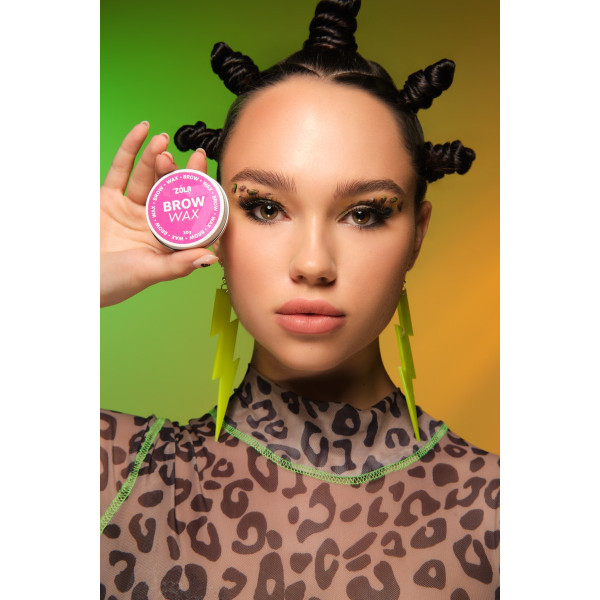 Віск для вкладання та фіксації брів у міні форматі Eyebrow wax travel size