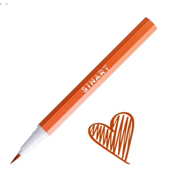Водостійка підводка-фломастер для очей Fucking awesome waterproof eyeliner Really orange 08
