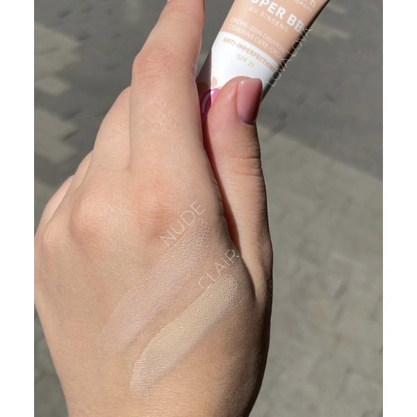 ББ крем з високим рівнем покриття у міні форматі Super BB cream travel size Clair
