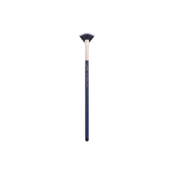 Пензлик для обличчя Small fan face brush blue Jf16