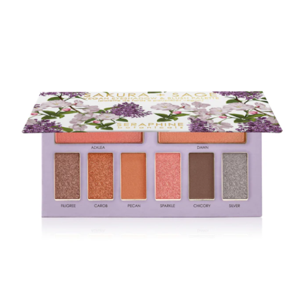 Палітра для обличчя Vegan eyeshadow & blush palette