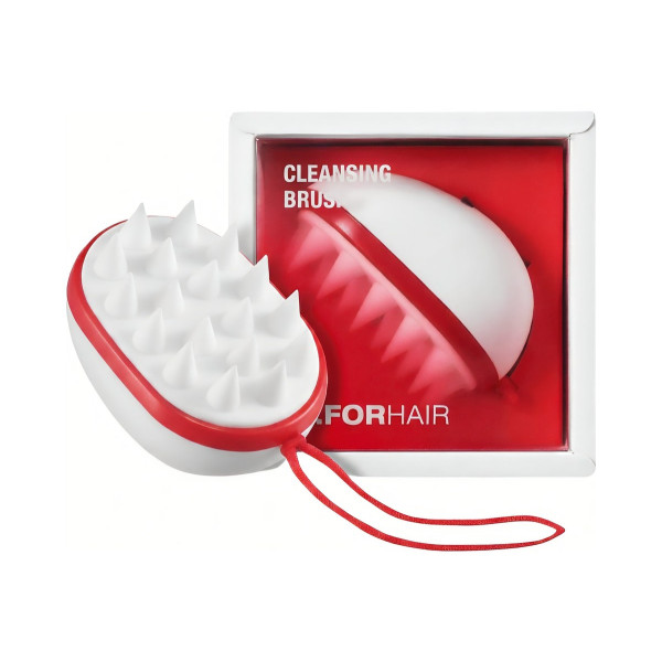 Силіконова масажна щітка для голови Cleansing scalp brush