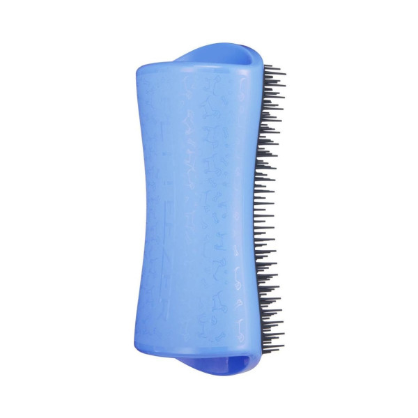 Щітка для розплутування шерсті собаки Dog brush detangling & grooming Blue grey