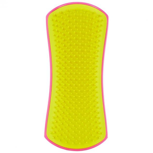 Щітка для розплутування шерсті собаки Dog brush detangling & grooming Pink yellow