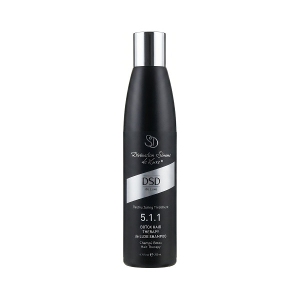 Відновлювальний шампунь ботокс De luxe 5.1.1 botox hair therapy shampoo