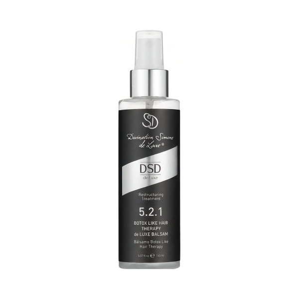 Незмивний відновлювальний бальзам ботокс-терапія De luxe 5.2.1 botox like hair therapy balsam