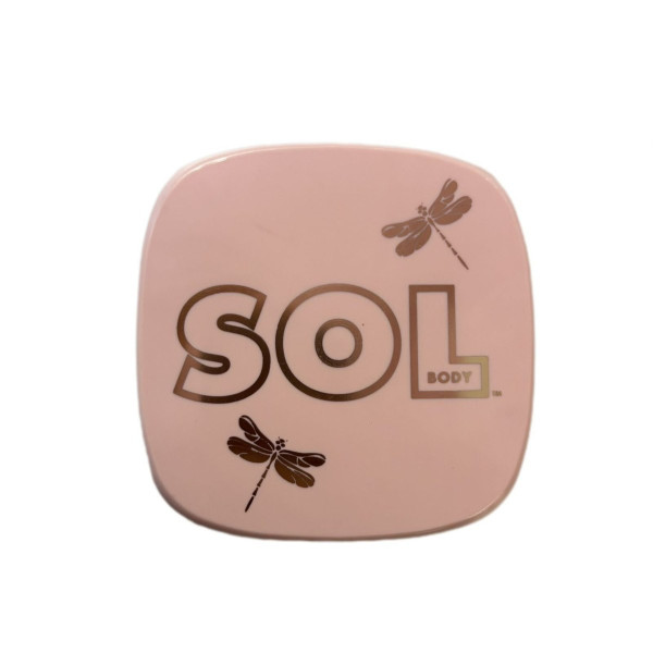 Пудровий хайлайтер для тіла у міні форматі Sol body shimmering powder travel size Bronze hour
