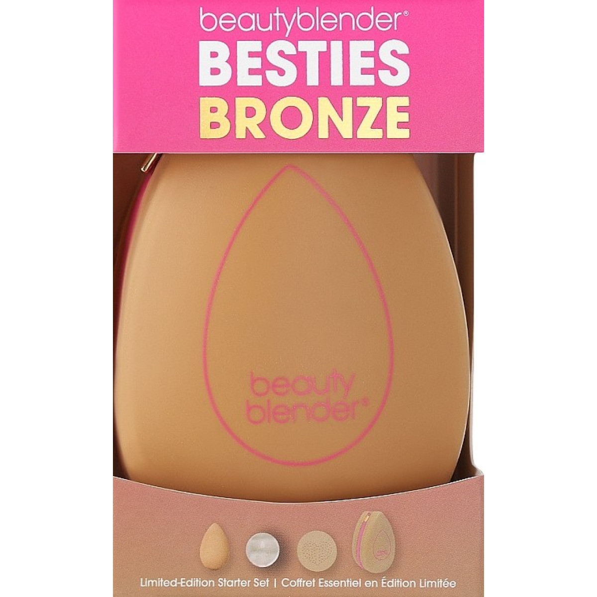 Набір з спонжем для макіяжу Set besties Nude
