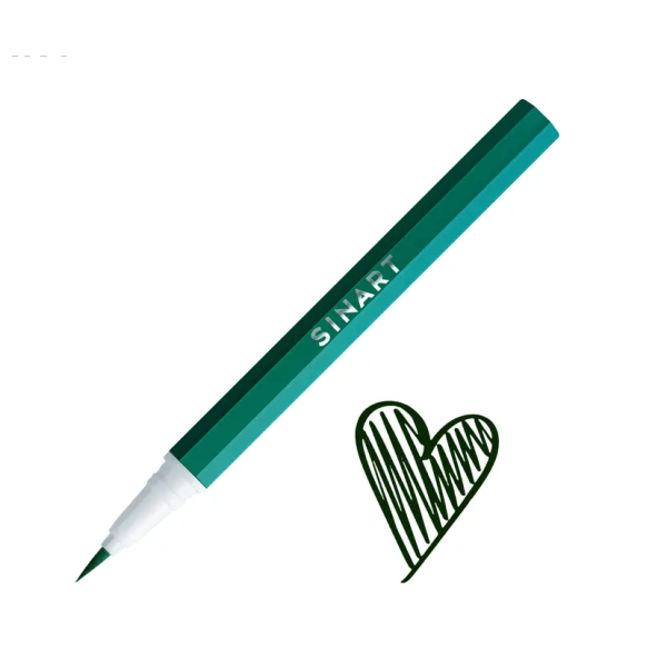 Водостійка підводка-фломастер для очей Fucking awesome waterproof eyeliner Green 05