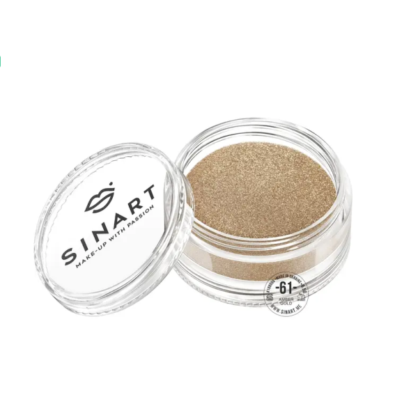 Розсипчасті тіні-пігмент для повік Eyeshadow Amber gold 061