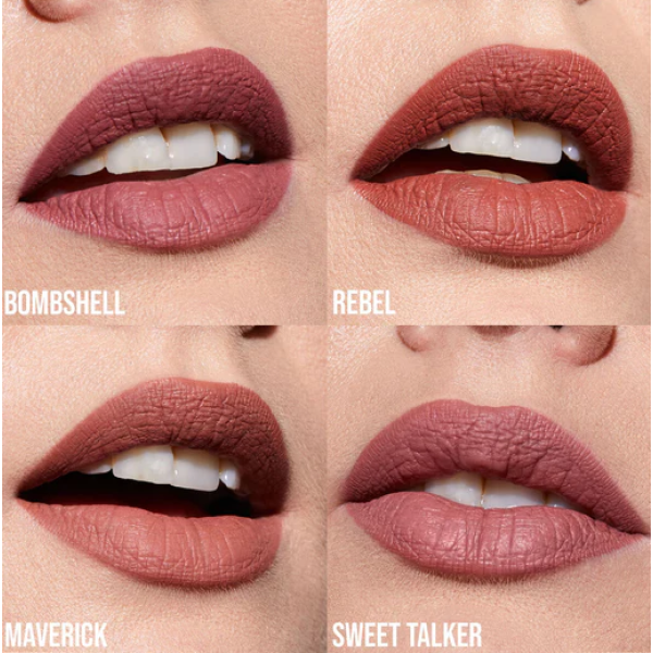 Набір матових помад для губ Pretty grunge liquid matte lip quad