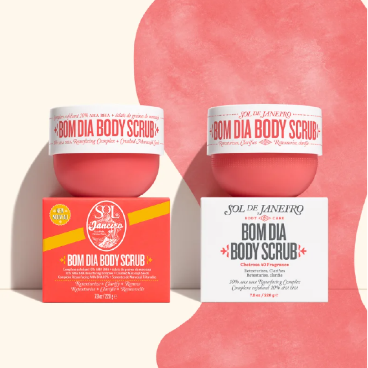 Кислотний скраб для тіла Body scrub Bom dia