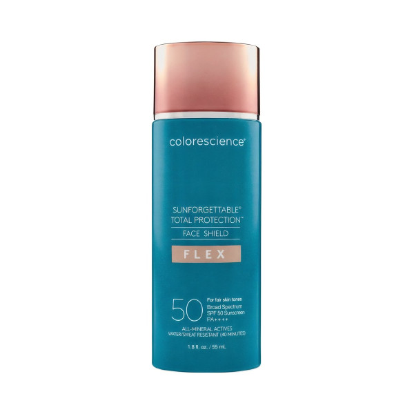 Сонцезахисний крем для обличчя з адаптивними пігментами Total protection face shield flex spf50 Medium