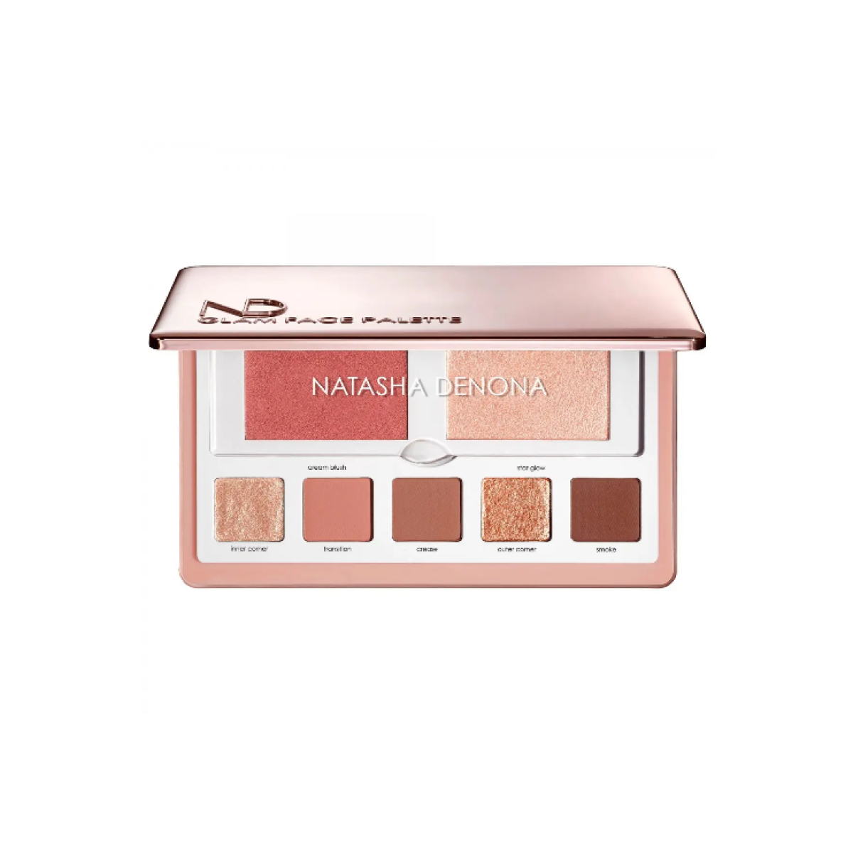 Палітра для очей та обличчя Glam face palette Light