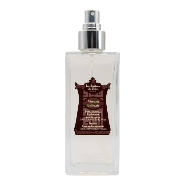 Зволожуючий спрей для тіла з ароматом лотоса та франжипані Body mist moisturizing Bali, lotus and frangipani flower