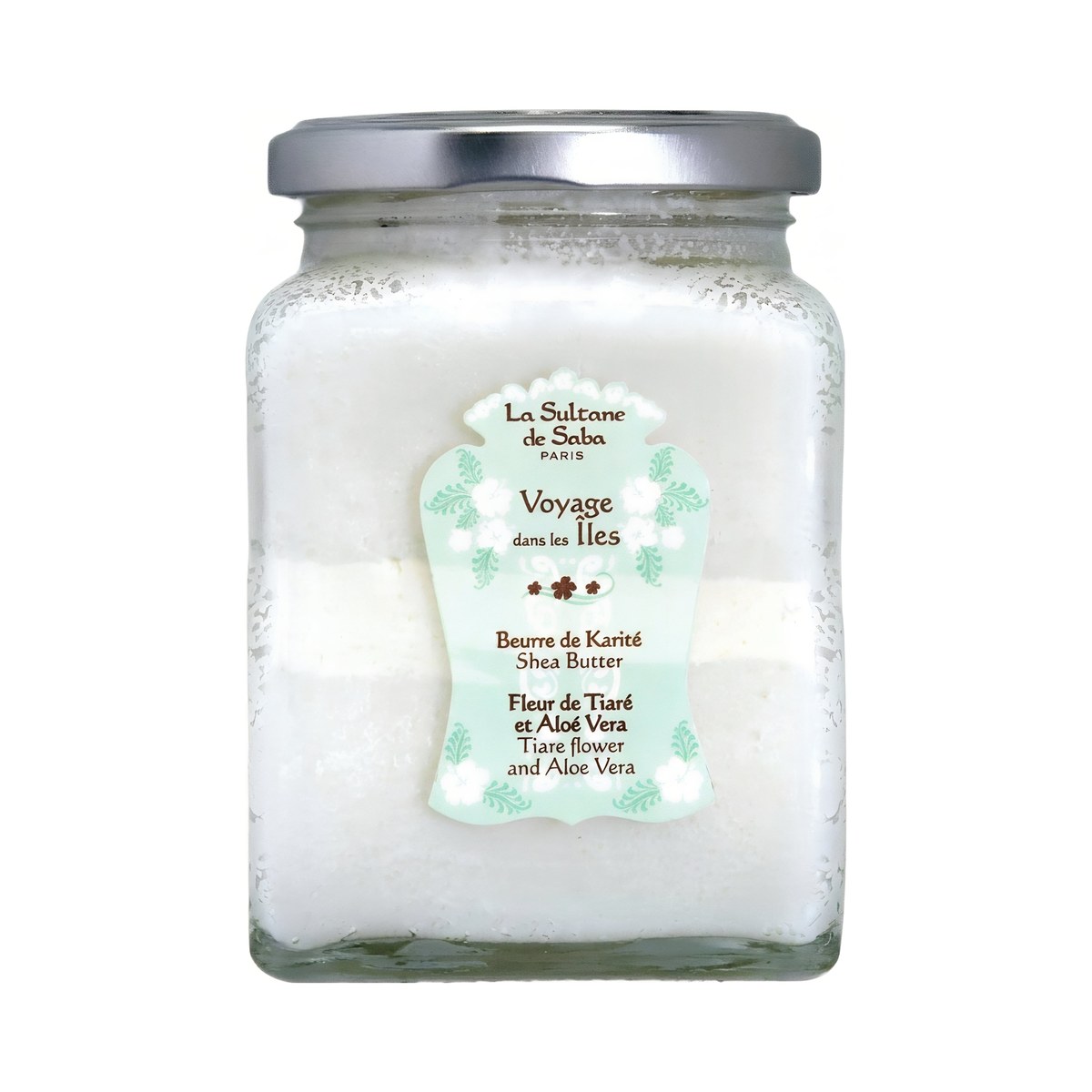 Крем для тіла масло каріте Body butter Tahiti, tiare flower aloe vera