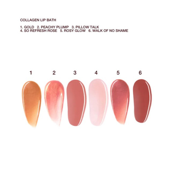 Блиск для губ Collagen lip bath gloss Refresh rose