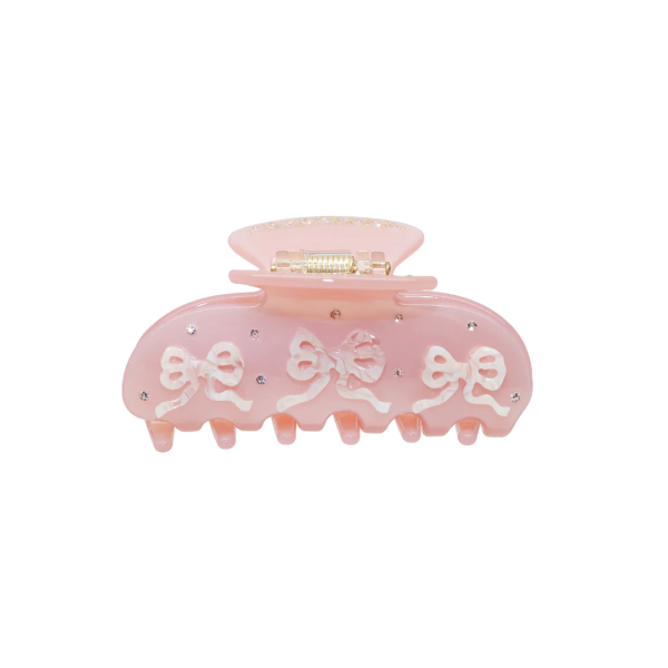 Заколка-краб для волосся Sweetheart clip in Pink pixie