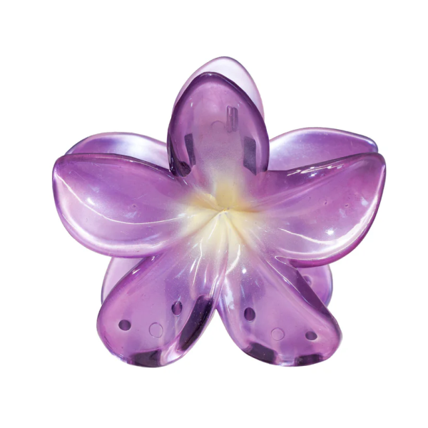 Заколка-краб для волосся Super bloom clip in Iris pearl