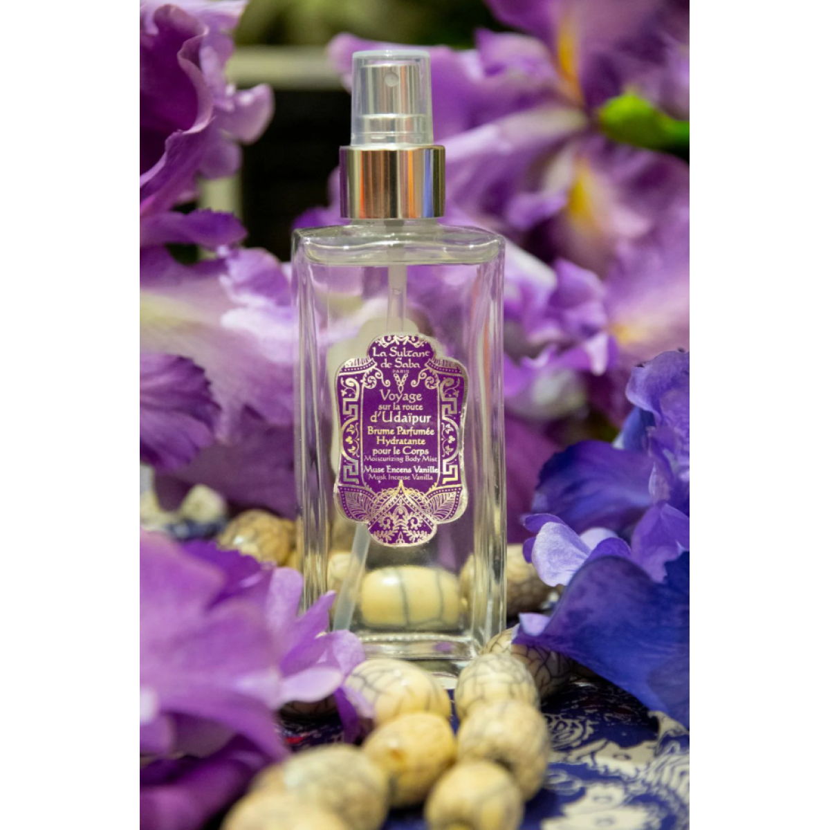 Зволожуючий спрей для тіла з ароматом мускусу, ладану та ванілі Body mist moisturizing Udaipur