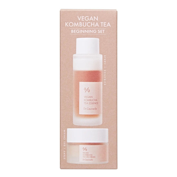 Веганський набір для догляду за шкірою з комбучою Vegan kombucha beginning set