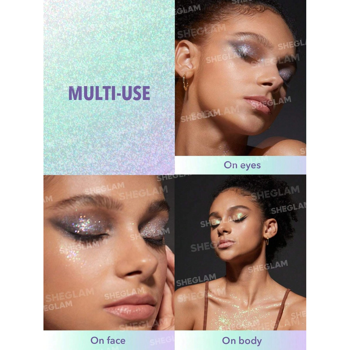 Тіні для очей Eyeshadow glitter wizard invisible jelly Party animal