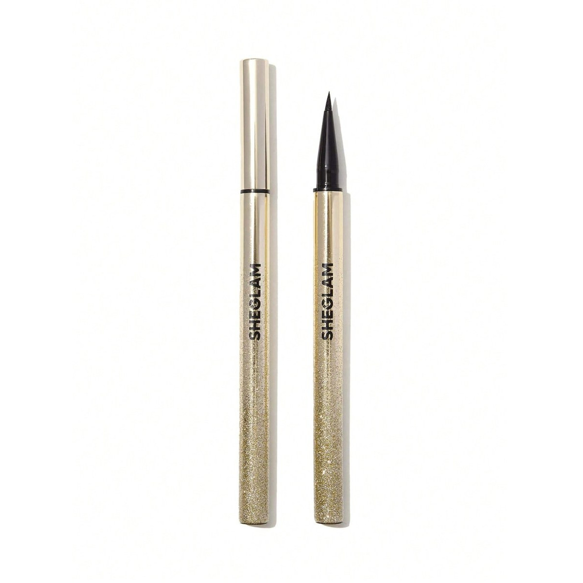 Водостійка підводка для очей коричневого кольору Waterproof liquid line & define eyeliner Black
