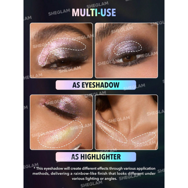 Тіні для очей Glitter eyeshadow topper Over the rainbow