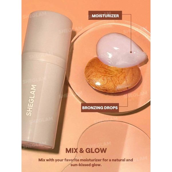 Бронзуючі краплі для обличчя Glo hero bronzing drops