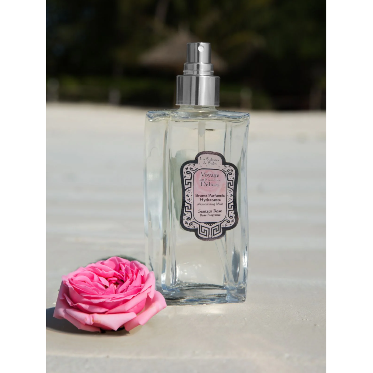 Зволожуючий спрей для тіла з ароматом троянди Body mist moisturizing Rose