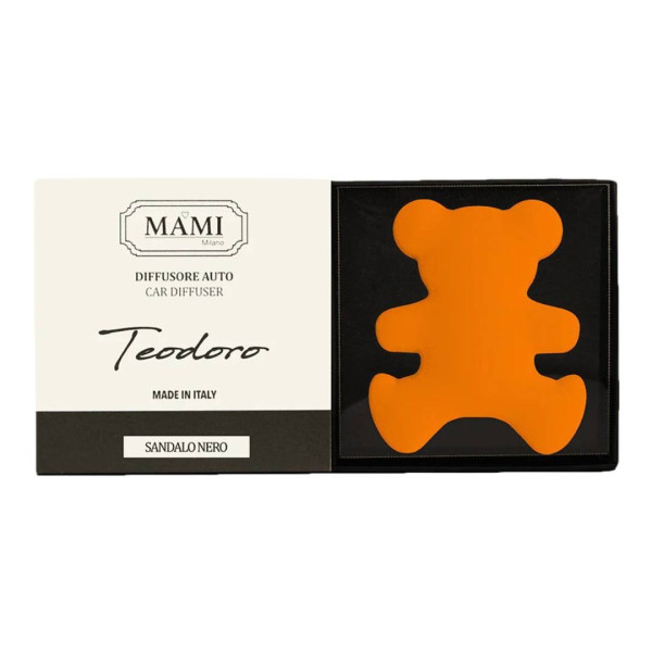 Аромат в авто Car set holder + refill teodoro Orange sandalo nero