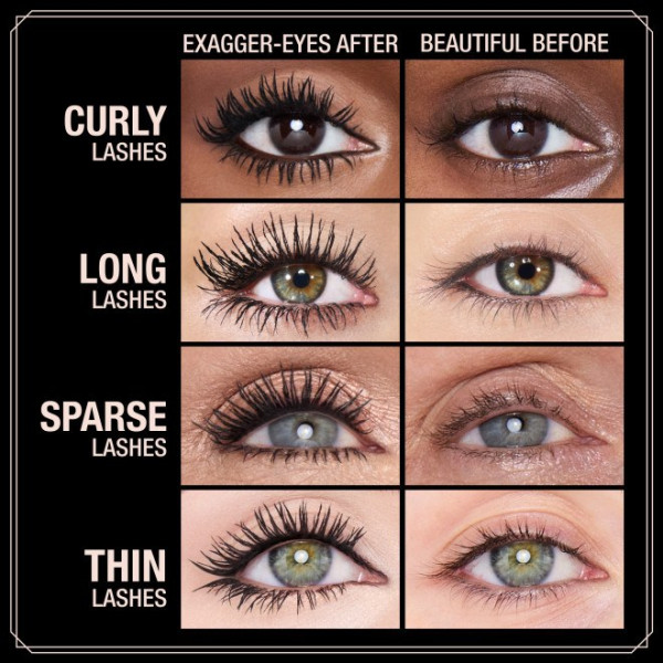 Туш для для надання об'єму віям Exagger-eyes volume mascara