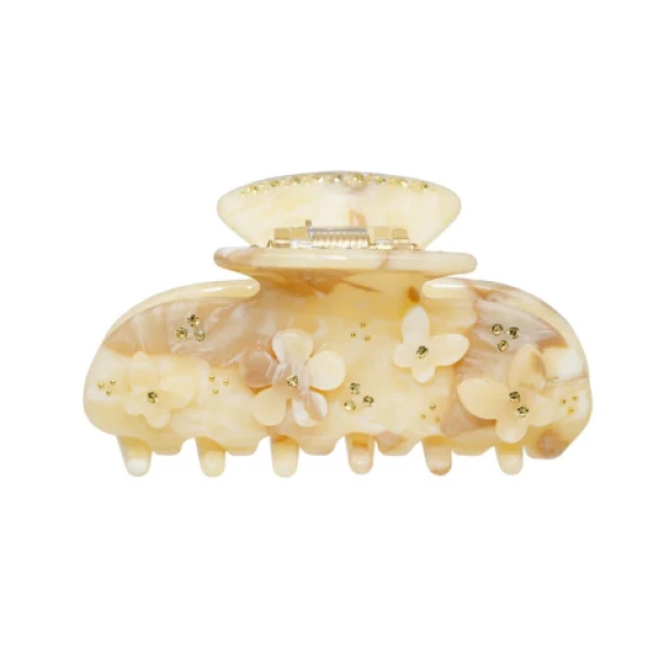 Заколка-краб для волосся Sweetheart clip in Chantilly angel food