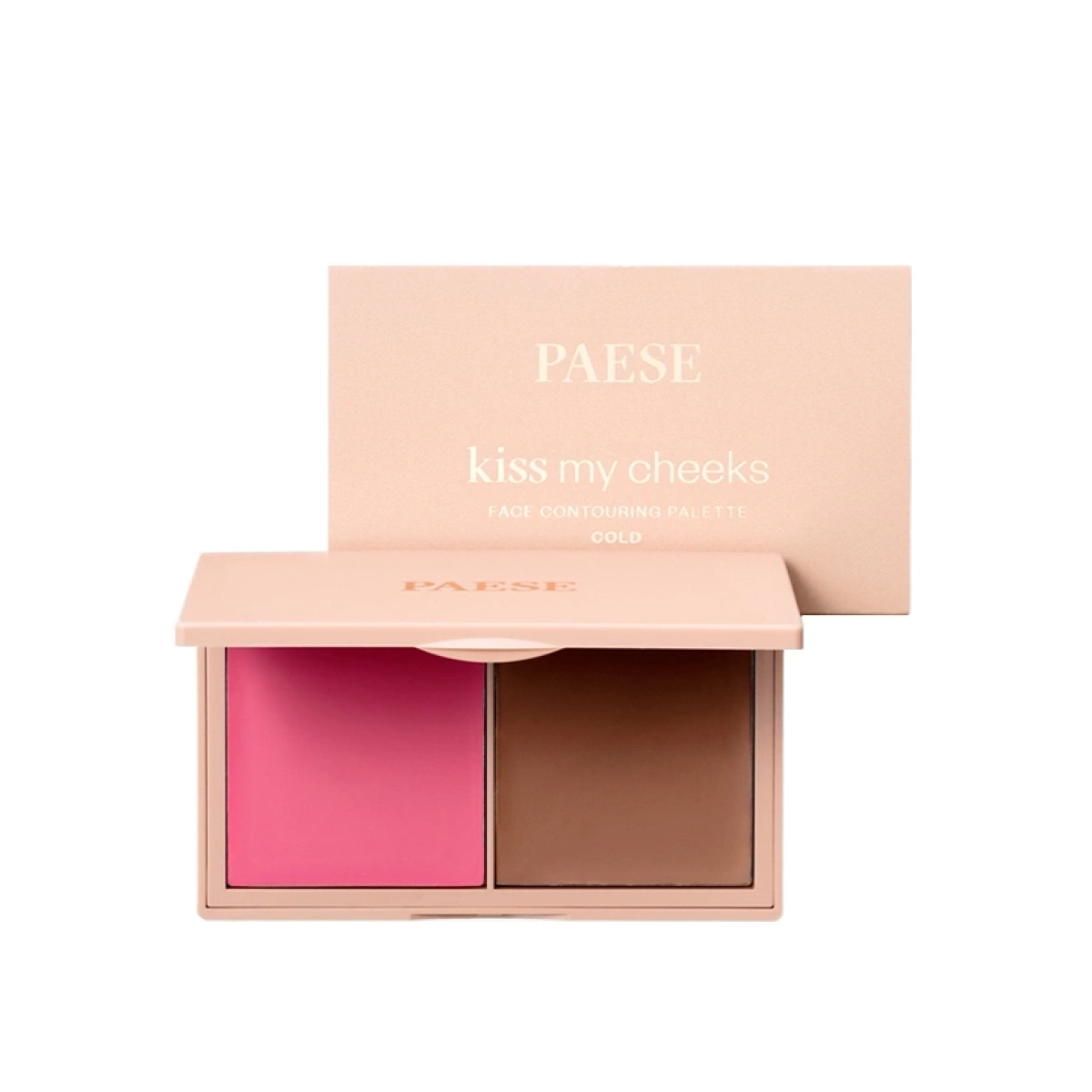 Контурна палетка для обличчя Kiss my cheeks face contouring palette Cold