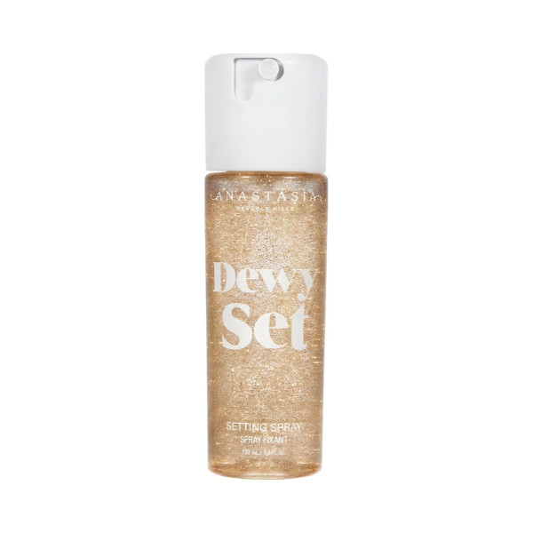 Фіксуючий спрей для макіяжу з ефектом сяйва Dewy set setting spray