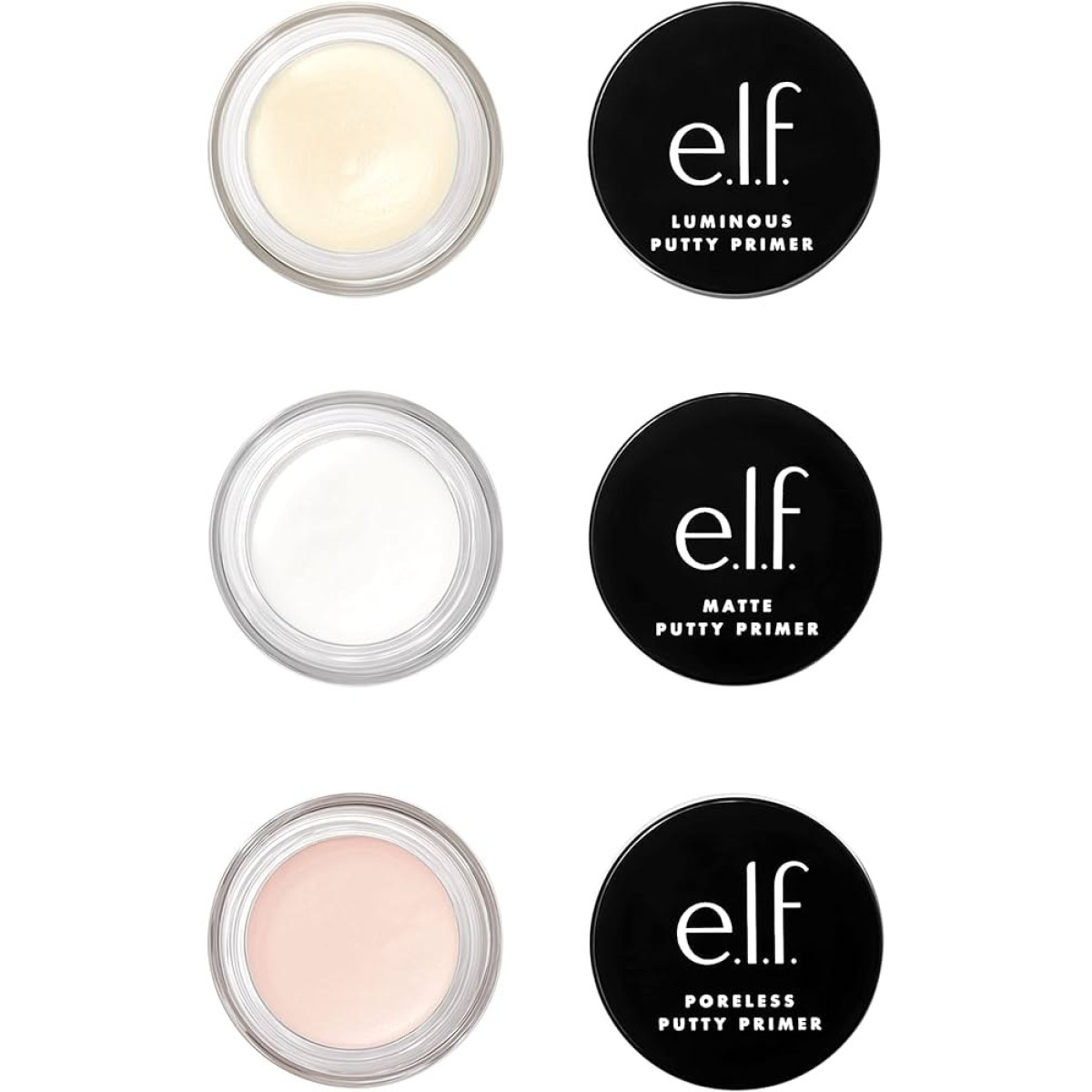 Набір праймерів для макіяжу обличчя Putty primer trio Poreless + matte + luminous