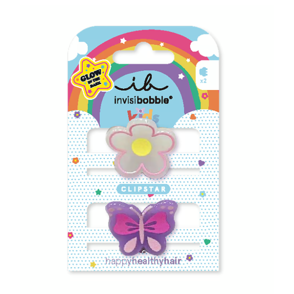Заколка для волосся Clipstar kids glow Happy flower