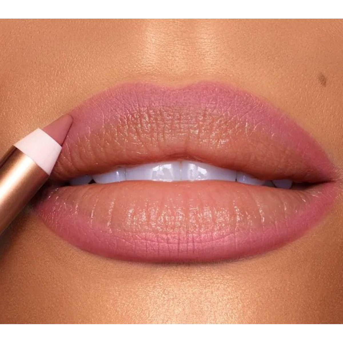 Водостійкий м'який олівець для губ у міні форматі Lip cheat travel size Pillow talk medium
