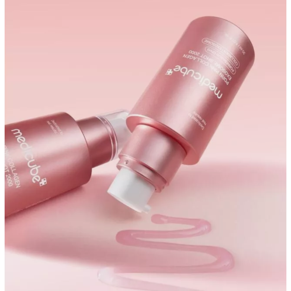 Регенеруюча сироватка з полінуклеотидами, екзосомами та спікулами PDRN pink collagen exosome shot 7500