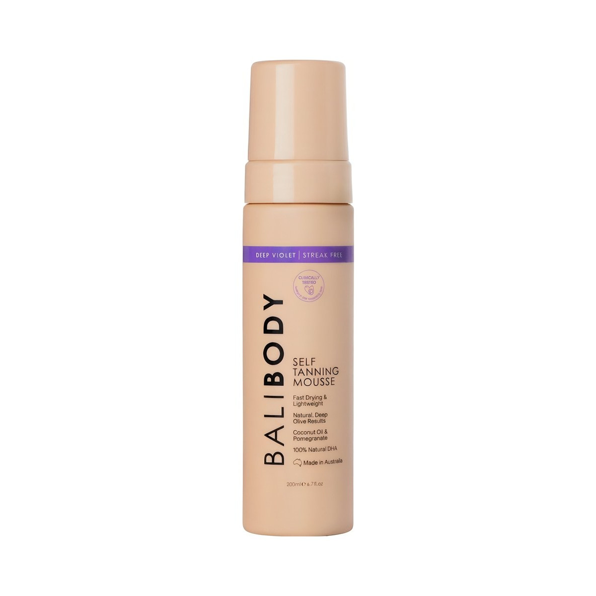 Мус-автозасмага для тіла Deep violet self tanning mousse
