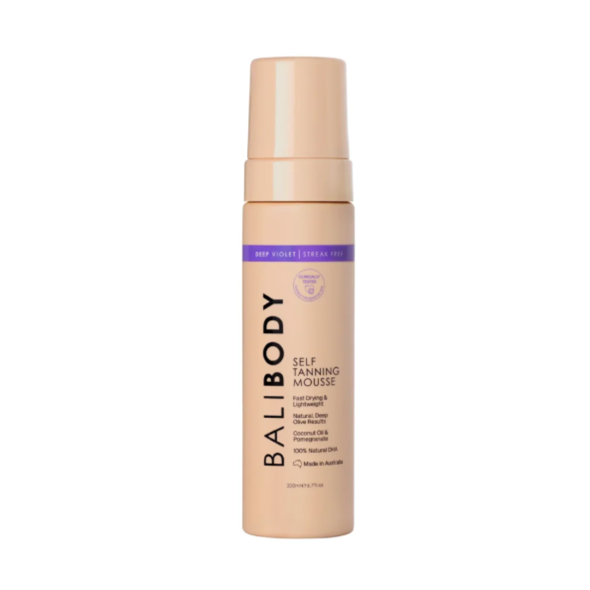 Мус-автозасмага для тіла Deep violet self tanning mousse