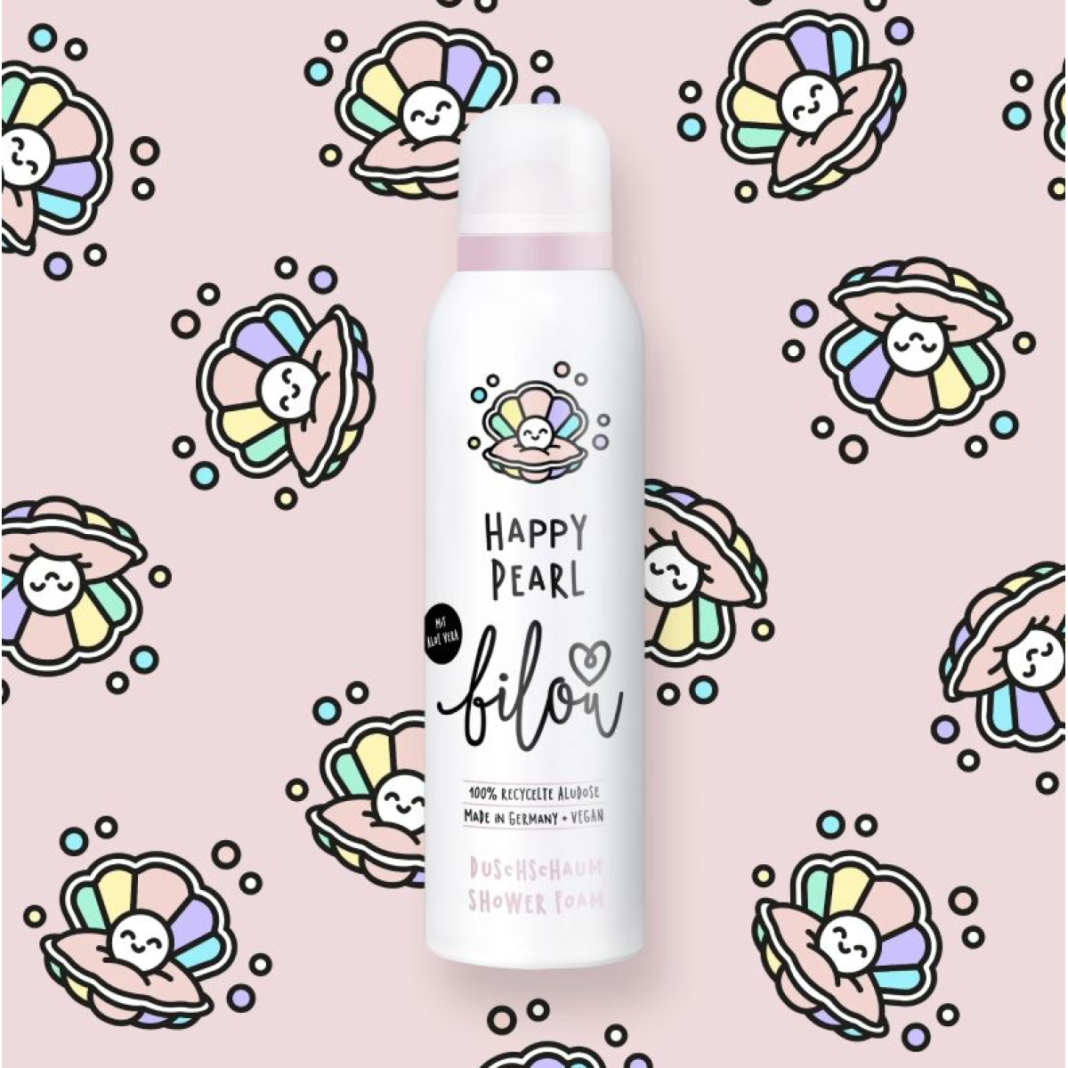 Пінка для душу з квітково-фруктовим ароматом Shower foam Happy pearl
