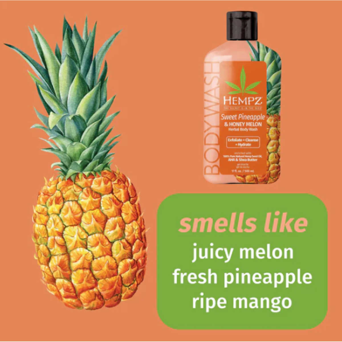 Гель для душу Shower gel triple moisture Sweet pineapple and honey mellon