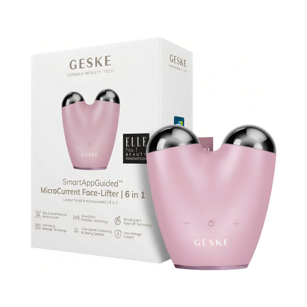 Мікрострумовий підтягувач обличчя Microcurrent Face-Lifter 6 в 1 Pink